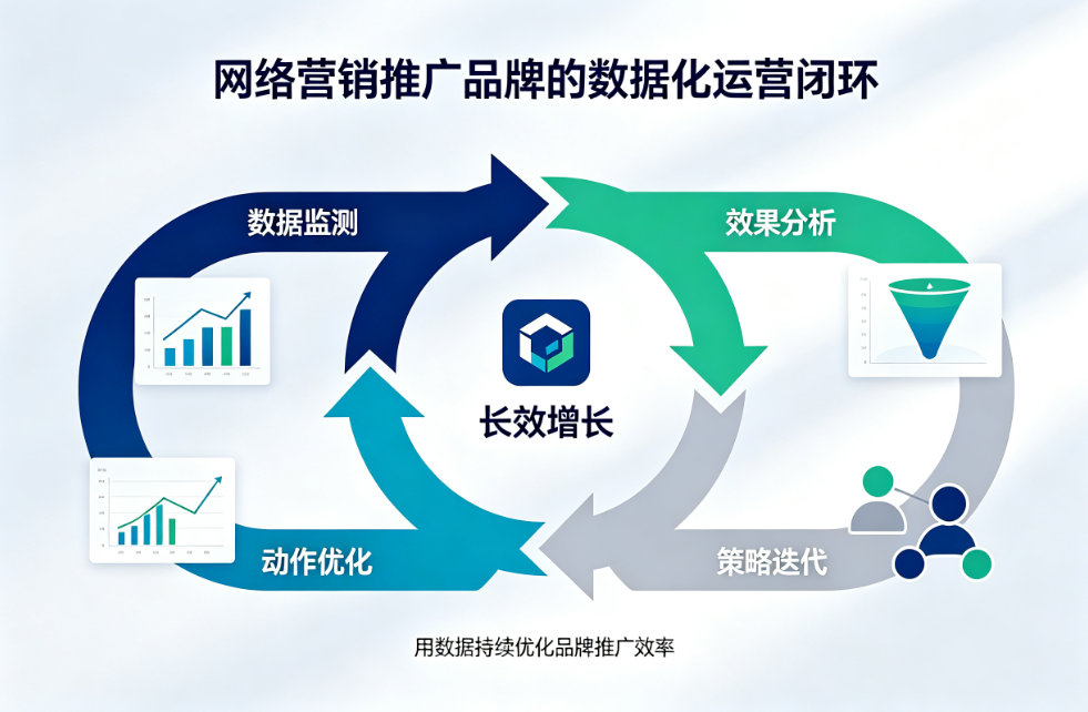 网络营销推广品牌的数据化运营闭环